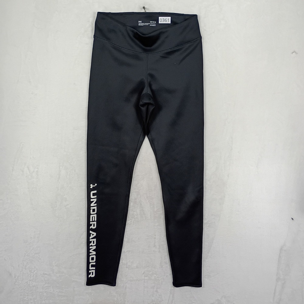 Under Armour Leggings Womens Large Black ColdGear Compression Hiking Gorpcore